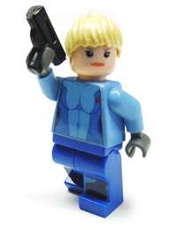 Custom Lego Super Metroid Prime Zero Suit Samus Minifig  