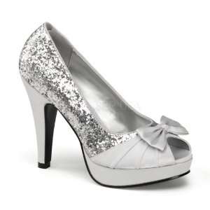   Platform Open Toe Pump Shoes With Bow Detail At Toe Toys & Games