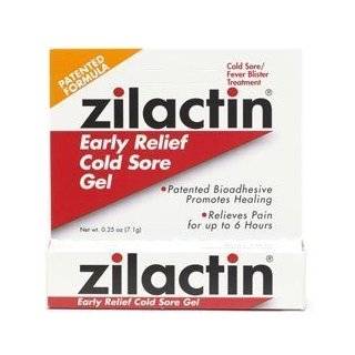 Zilactin Cold Sore Gel 0.25,oz. by Zilactin