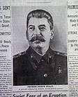 1953 Newspaper JOSPEH STALIN DEATH Soviet Union Premier