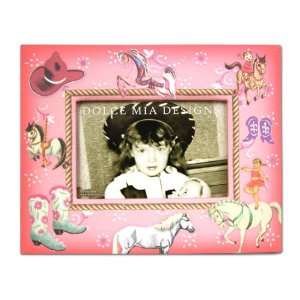  Dolce Mia Horsey Girl Sew Vintage Picture Frame   4x6 