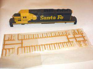 Santa Fe Athearn SD40 2 Shell & updated Handrails  