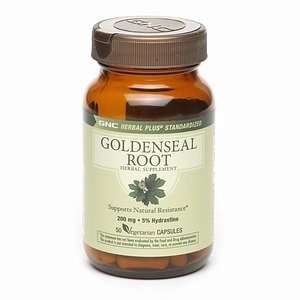  GNC Herbal Plus® Standardized Goldenseal Root 50 Capsules 