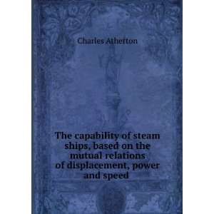   relations of displacement, power and speed . Charles Atherton Books