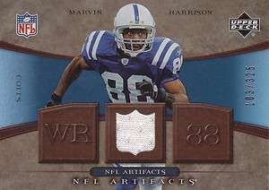 2007 Upperdeck NFL Artifacts GU Jersey MARVIN HARRISON #103/325 Colts 