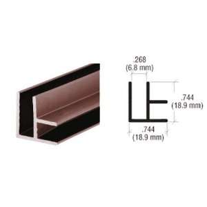  CRL Dark Bronze Aluminum Corner Extrusion   12 ft Long 