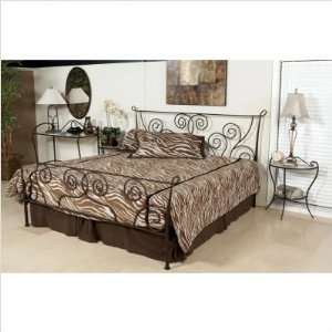  Bundle 69 Metal Bed with Scroll Design Size King