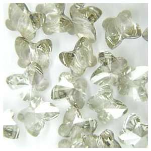  Swarovski Crystal Butterfly Beads 10mm, Crystal Silver 