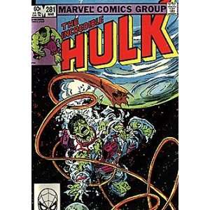  Incredible Hulk (1962 series) #281 Marvel Books