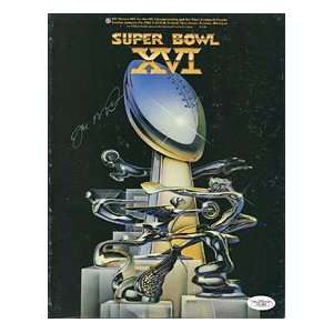   Autographed/Signed 1982 Super Bowl 16 Program (JSA)