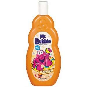  Mr. Bubble Bubble Bath, Peachy Clean, 16 Ounces Beauty