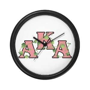  AKA Sorority Wall Clock by  