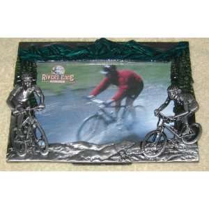  Mountain Bike Pewter Picture Frame