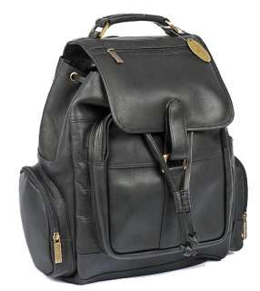 CLAIRECHASE UPTOWN LARGE CLASSIC LEATHER BACKPACK 844739029495  