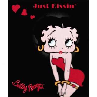 Betty Boop Kissing Pose Fleece Blanket Throw Cover New 5099531080310 