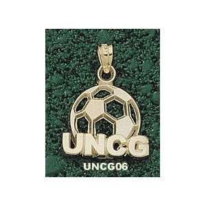  Unc Greensboro Uncg Soccerball Charm/Pendant Sports 