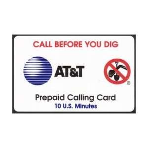   Card 10m AT&T Large Logo Call Before You Dig (Mississippi Utility