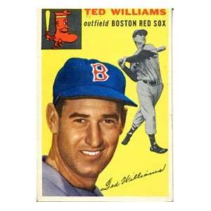  Ted Williams Unsigned 1954 Topps Card