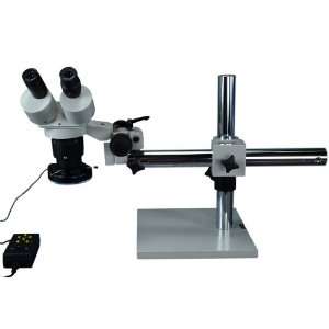   Stereo Microscope with 144 LED Ring Light with Subsection Control Mode
