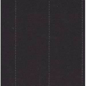  62 Wide Gabardine Suiting Pinstripe Black/White Fabric 
