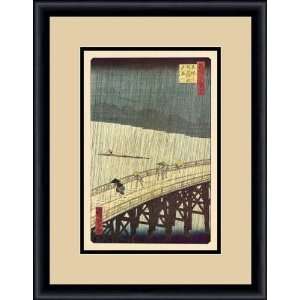  Ohashi Bridge in the Rain by Utagawa (Ando) Hiroshige 