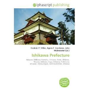  Ishikawa Prefecture (9786133892200) Books