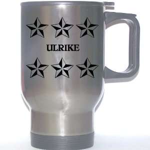  Personal Name Gift   ULRIKE Stainless Steel Mug (black 