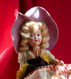 Confetti Doll Toy Music Box French Dressed  