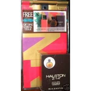  Halston Z 14 Cologne Spray 4.2 Oz with Bonus Gift Bag 