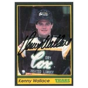Kenny Wallace autographed Trading Card (Auto Racing) 1991 Tracks, #36
