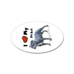  I Love My Pit Bull Sticker Decal Arts, Crafts & Sewing