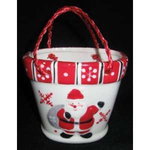  Ceramic Santa Candy Bag 