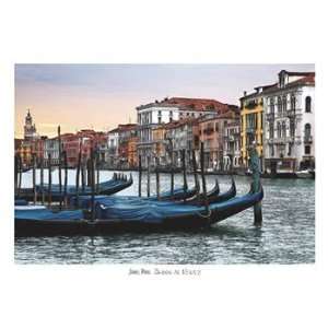  Dawn in Venice Poster by Janel Pahl (39.38 x 27.50)