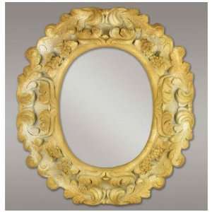   Statuary Carved Thick Mirror  Autumn Rose Finish