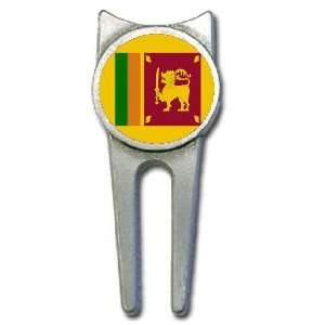  Sri Lanka flag golf divot tool 