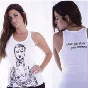  Buddha Design Yoga Tank Top by Om Shanti Clothing Co 