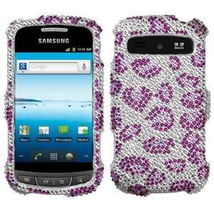  Samsung Admire R720 Leopard Skin/purple Full Diamond Bling 