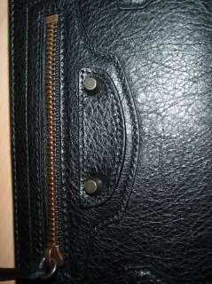 NWT $525 Balenciaga Resort 2012 Black Continental Zip Wallet  