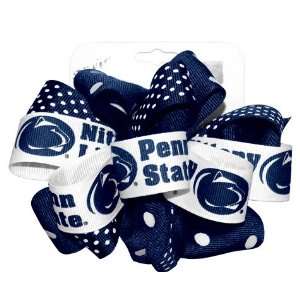  Penn State  Penn State Polka Dot Loop Bow Everything 