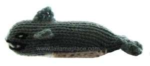 Hand Knit Whale Shark Sea Aquatic Animal Finger Puppet Peru  