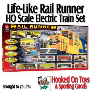 Life Like Rail Runner HO Scale Electric Train & Scenery Set   Walthers 
