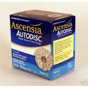  Ascensia Autodisc Blood Glucose Test Strips 100ct, Exp 
