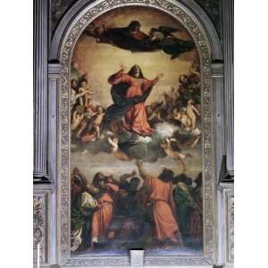 The Assumption by Titian, S. Maria Dei Frari, Venice, Veneto, Italy 