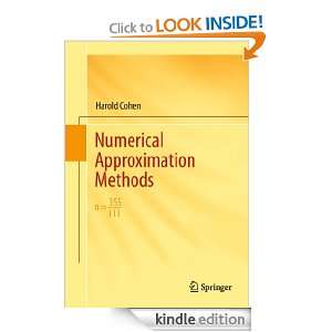 Numerical Approximation Methods p ? 355/113 Harold Cohen  
