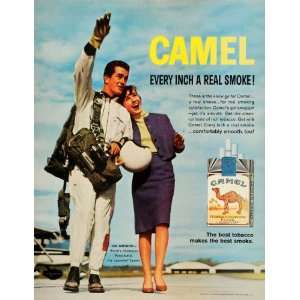  1963 Ad Camel Cigarettes Parachute Skydiving R. J 