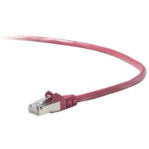   SNAGLESS PATCH CABLE/ RJ45M/RJ45M/50 PINK Immunity From External Noise