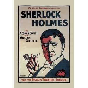  Sherlock Holmes The Lyceum Theatre, London   Paper Poster 