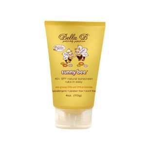  Bella B Sunny Bee Natural Sunscreen 40+ Spf, 4 Oz Health 