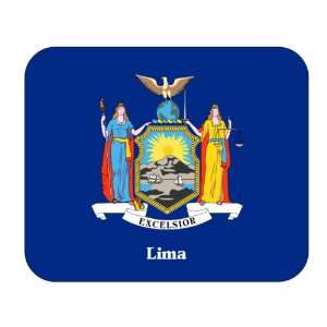  US State Flag   Lima, New York (NY) Mouse Pad Everything 