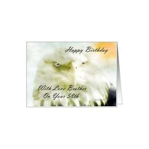  Happy Birthday ~ Brother / 58th ~ Bald Eagle In The Mist 